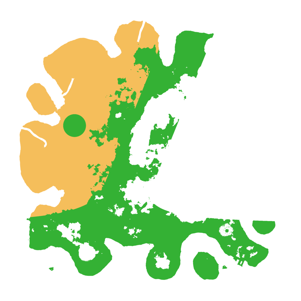 Biome Rust Map: Procedural Map, Size: 3500, Seed: 55500370