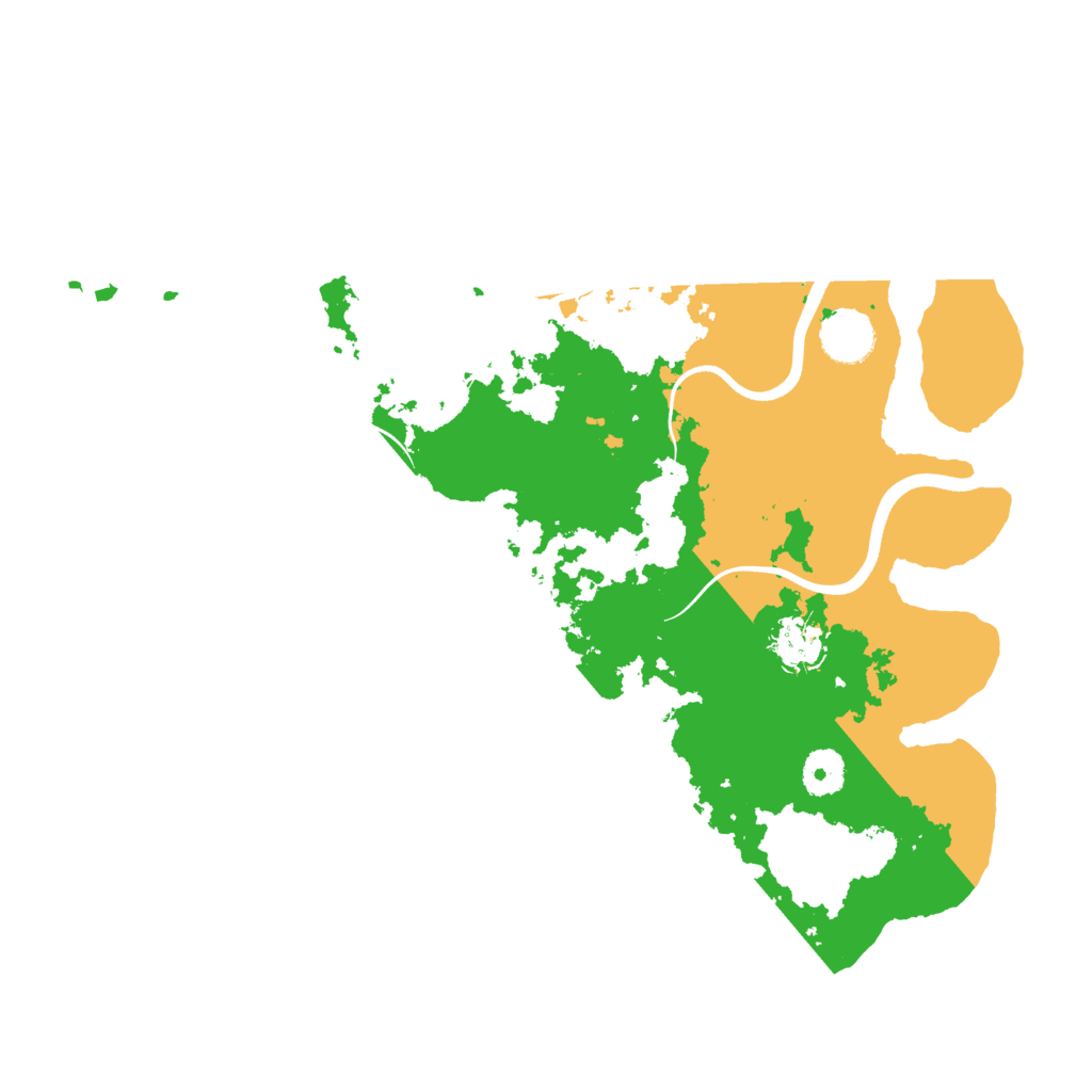 Biome Rust Map: Procedural Map, Size: 3650, Seed: 1534771045