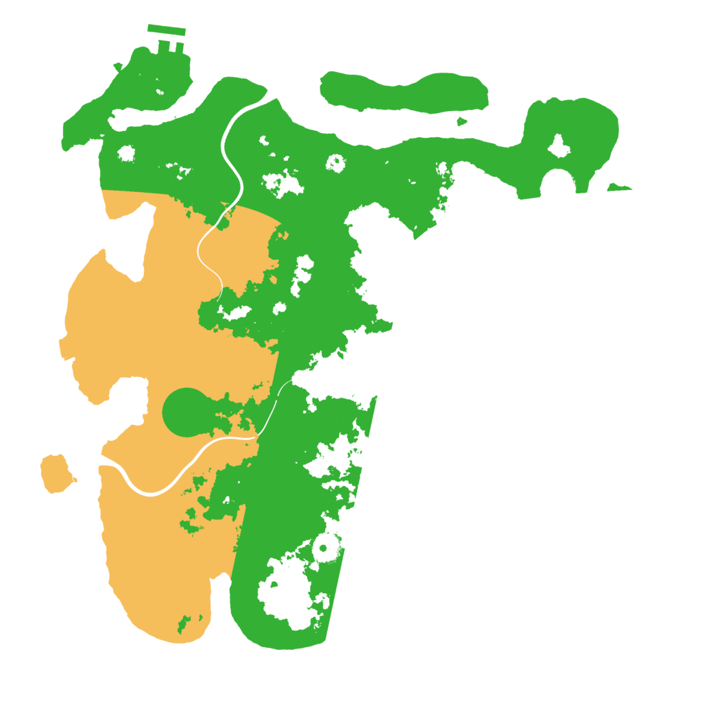 Biome Rust Map: Procedural Map, Size: 3750, Seed: 26552499