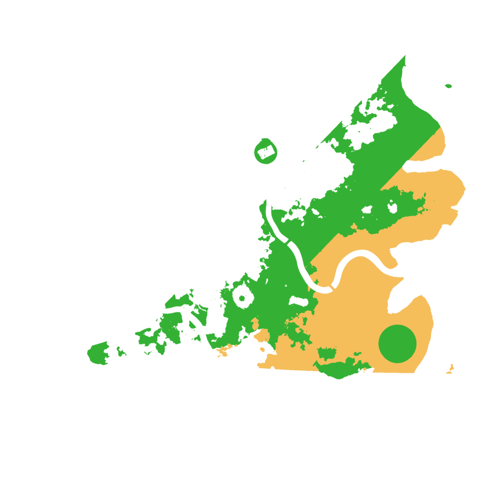 Biome Rust Map: Procedural Map, Size: 3500, Seed: 1523171703
