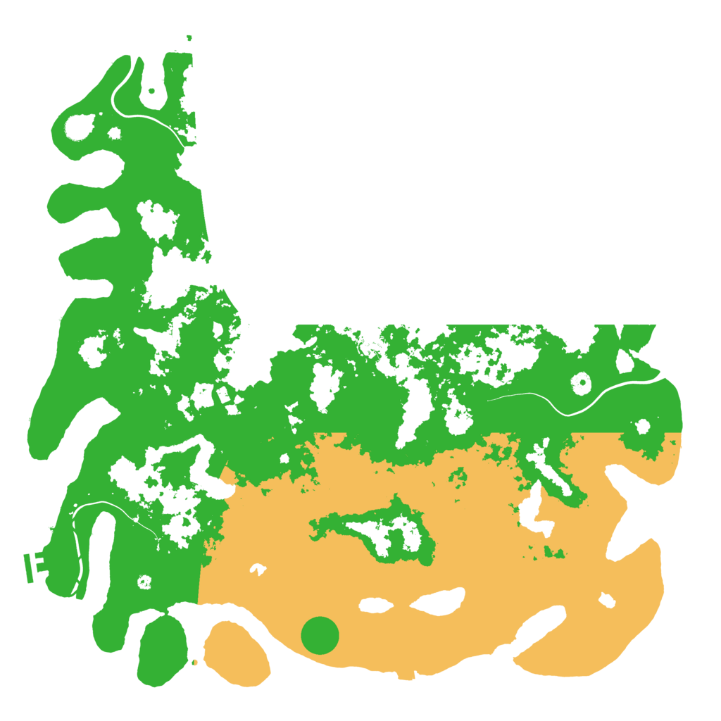 Biome Rust Map: Procedural Map, Size: 5000, Seed: 61236234