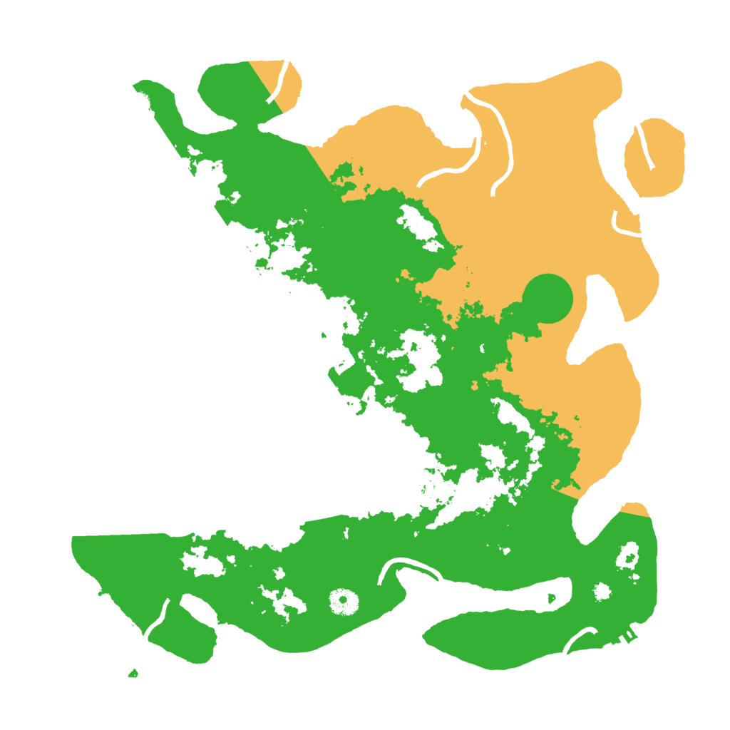 Biome Rust Map: Procedural Map, Size: 3850, Seed: 3911764
