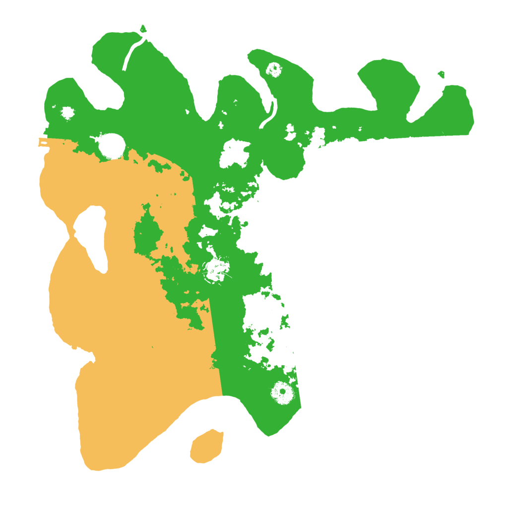 Biome Rust Map: Procedural Map, Size: 3500, Seed: 18801