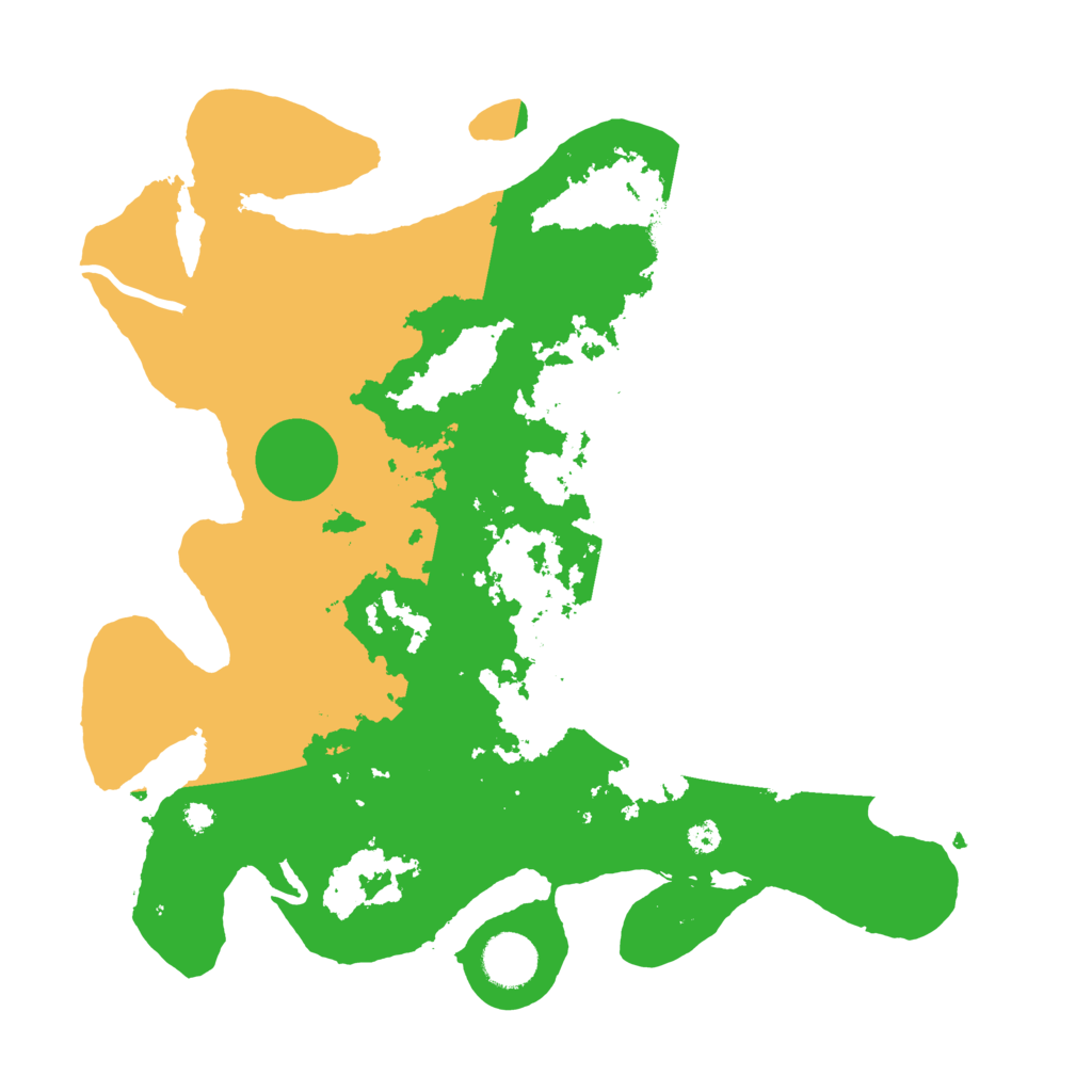 Biome Rust Map: Procedural Map, Size: 3500, Seed: 68412545
