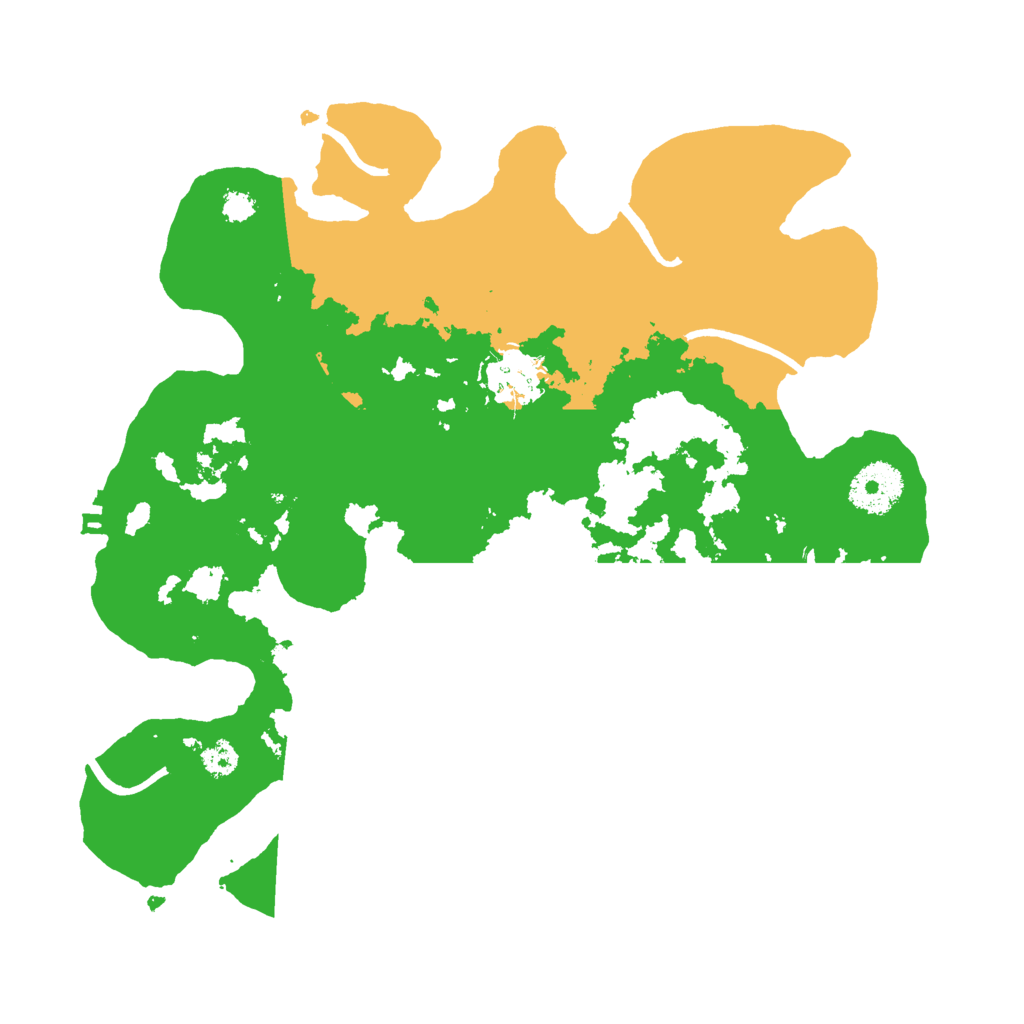 Biome Rust Map: Procedural Map, Size: 3000, Seed: 1454052595