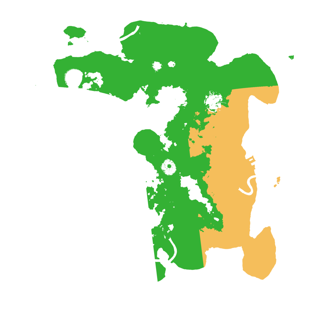 Biome Rust Map: Procedural Map, Size: 3200, Seed: 193011018