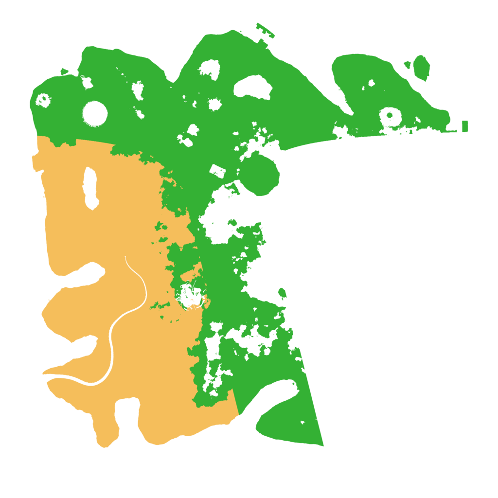 Biome Rust Map: Procedural Map, Size: 3500, Seed: 7458762