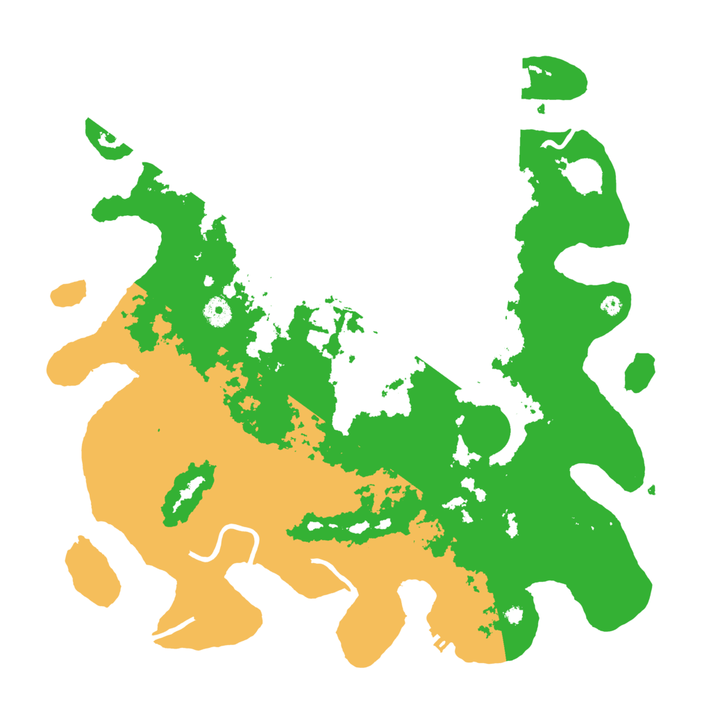 Biome Rust Map: Procedural Map, Size: 3800, Seed: 111111