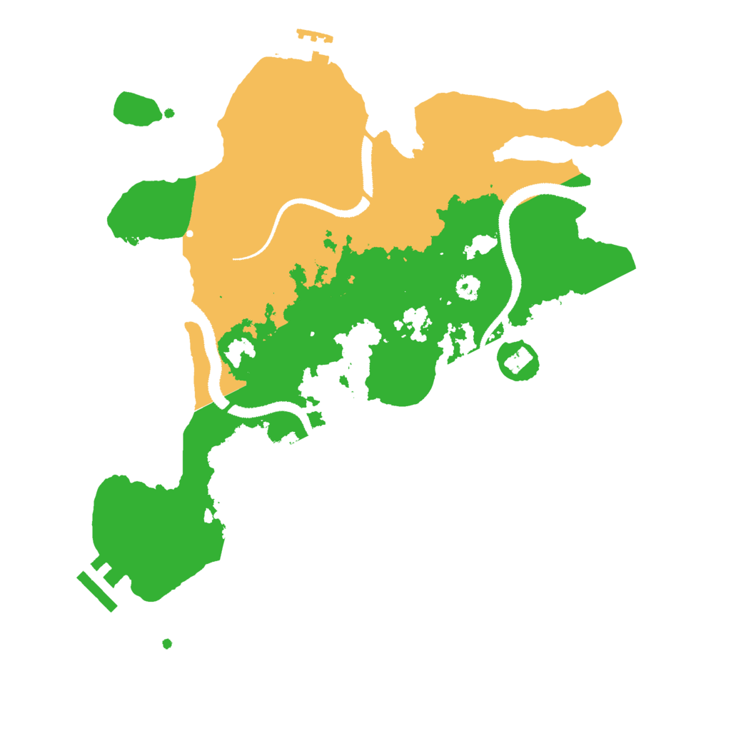Biome Rust Map: Procedural Map, Size: 3000, Seed: 19073