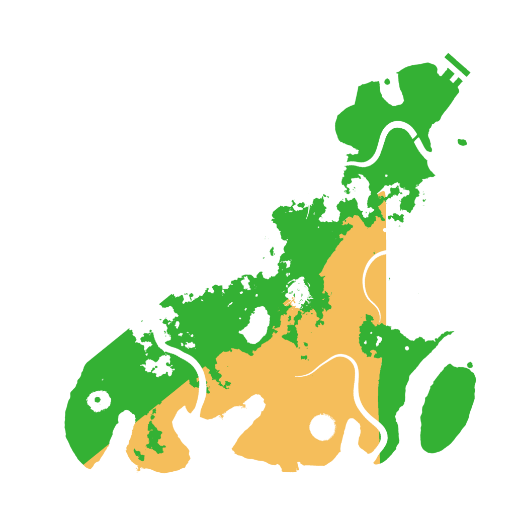 Biome Rust Map: Procedural Map, Size: 3500, Seed: 7458763