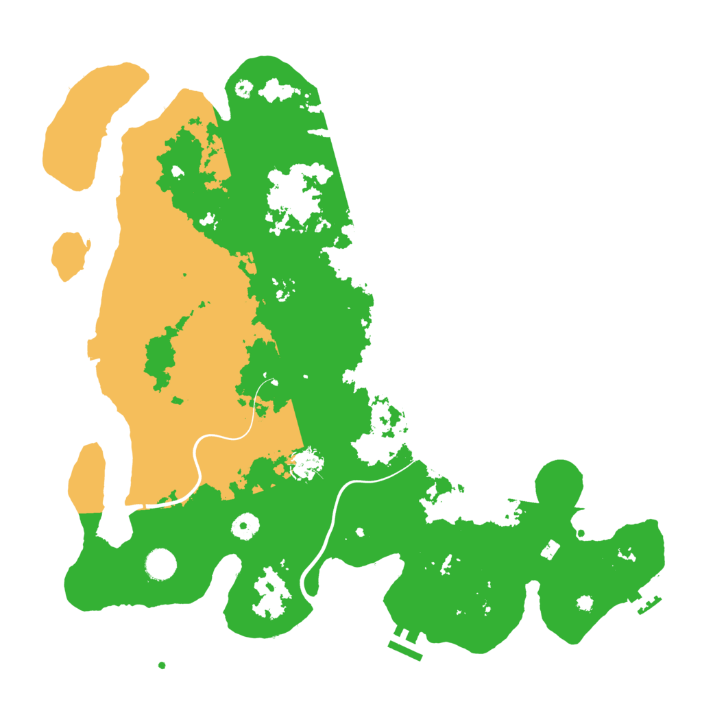 Biome Rust Map: Procedural Map, Size: 3950, Seed: 1822277382
