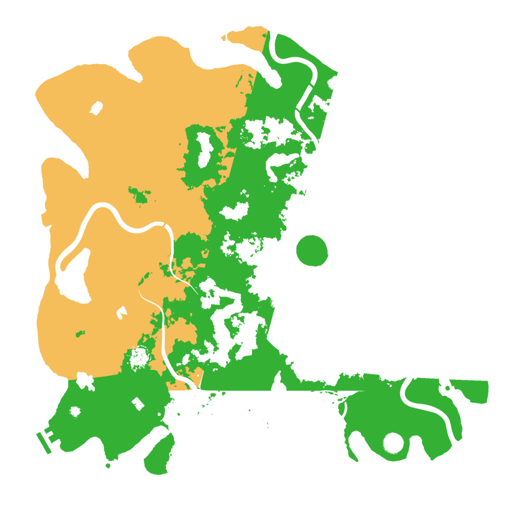 Biome Rust Map: Procedural Map, Size: 4500, Seed: 1794923564