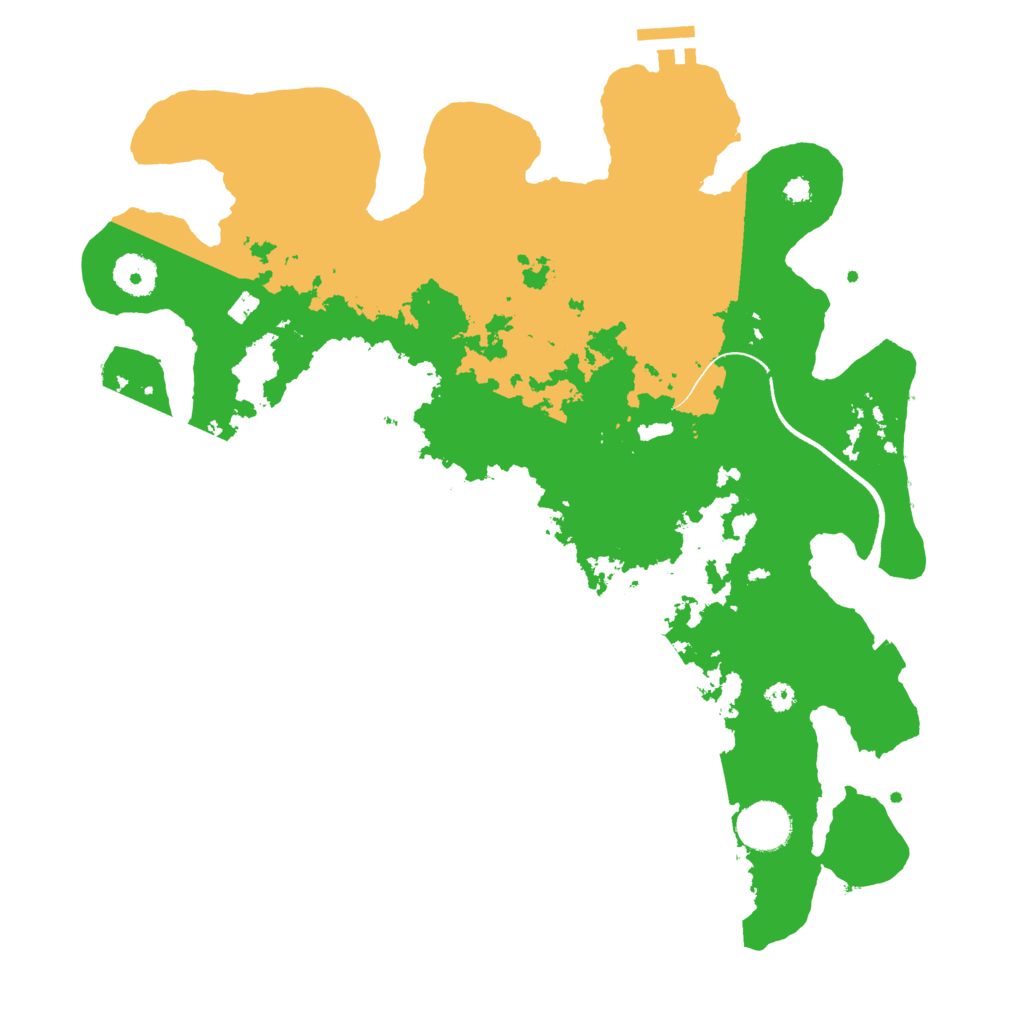 Biome Rust Map: Procedural Map, Size: 3600, Seed: 500