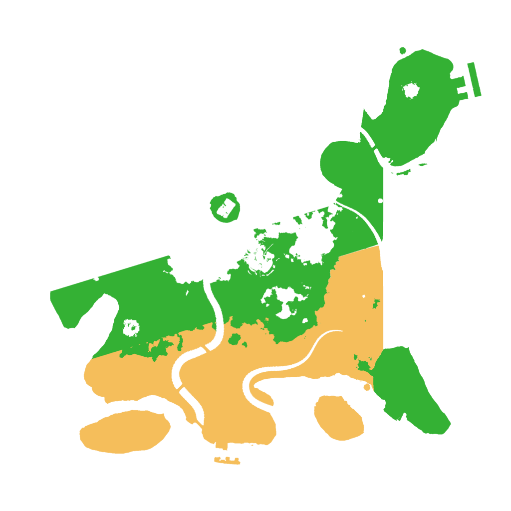 Biome Rust Map: Procedural Map, Size: 3000, Seed: 2048500242