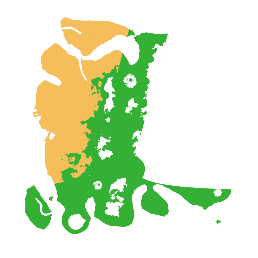 Biome Rust Map: Procedural Map, Size: 3000, Seed: 54924