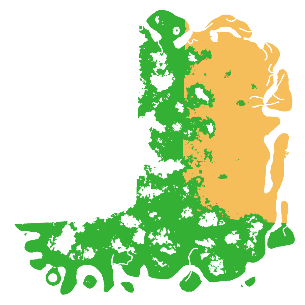 Biome Rust Map: Procedural Map, Size: 6000, Seed: 1981642306