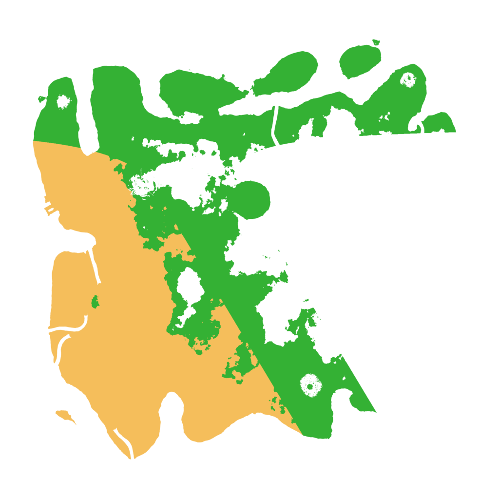 Biome Rust Map: Procedural Map, Size: 3500, Seed: 7458766