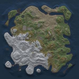 Thumbnail Rust Map: Procedural Map, Size: 4250, Seed: 13371337, 19 Monuments