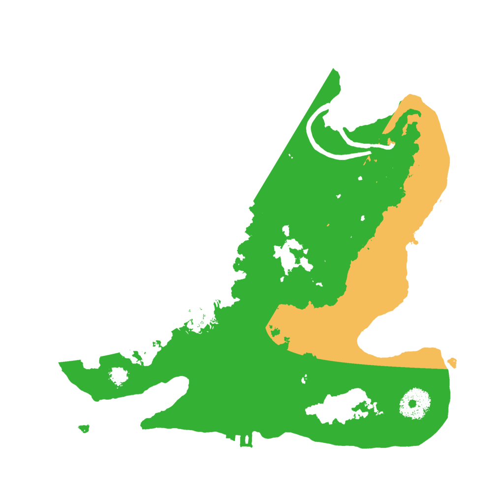 Biome Rust Map: Procedural Map, Size: 2500, Seed: 2325
