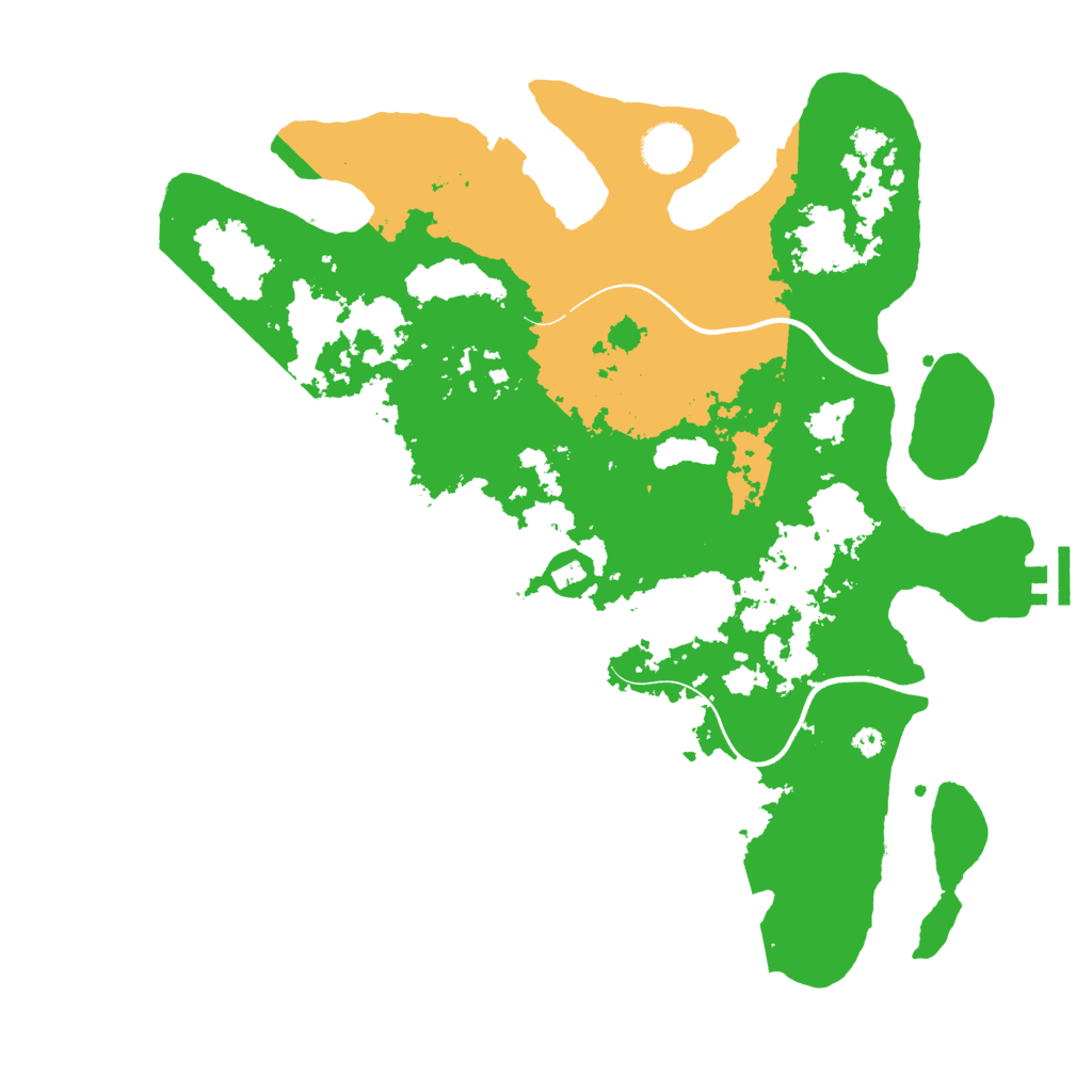 Biome Rust Map: Procedural Map, Size: 3750, Seed: 35632