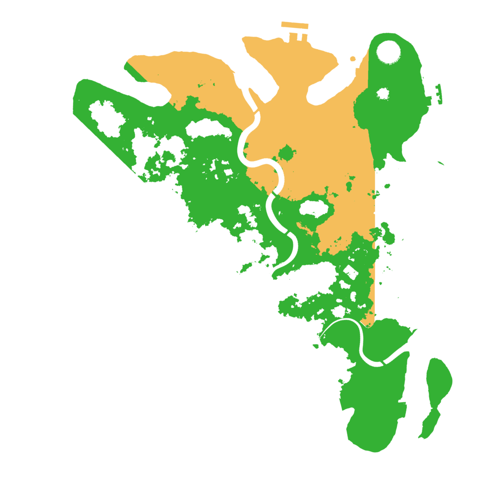 Biome Rust Map: Procedural Map, Size: 3750, Seed: 35632