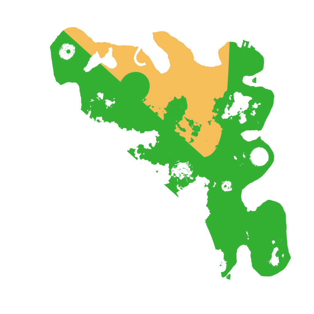 Biome Rust Map: Procedural Map, Size: 3000, Seed: 85496