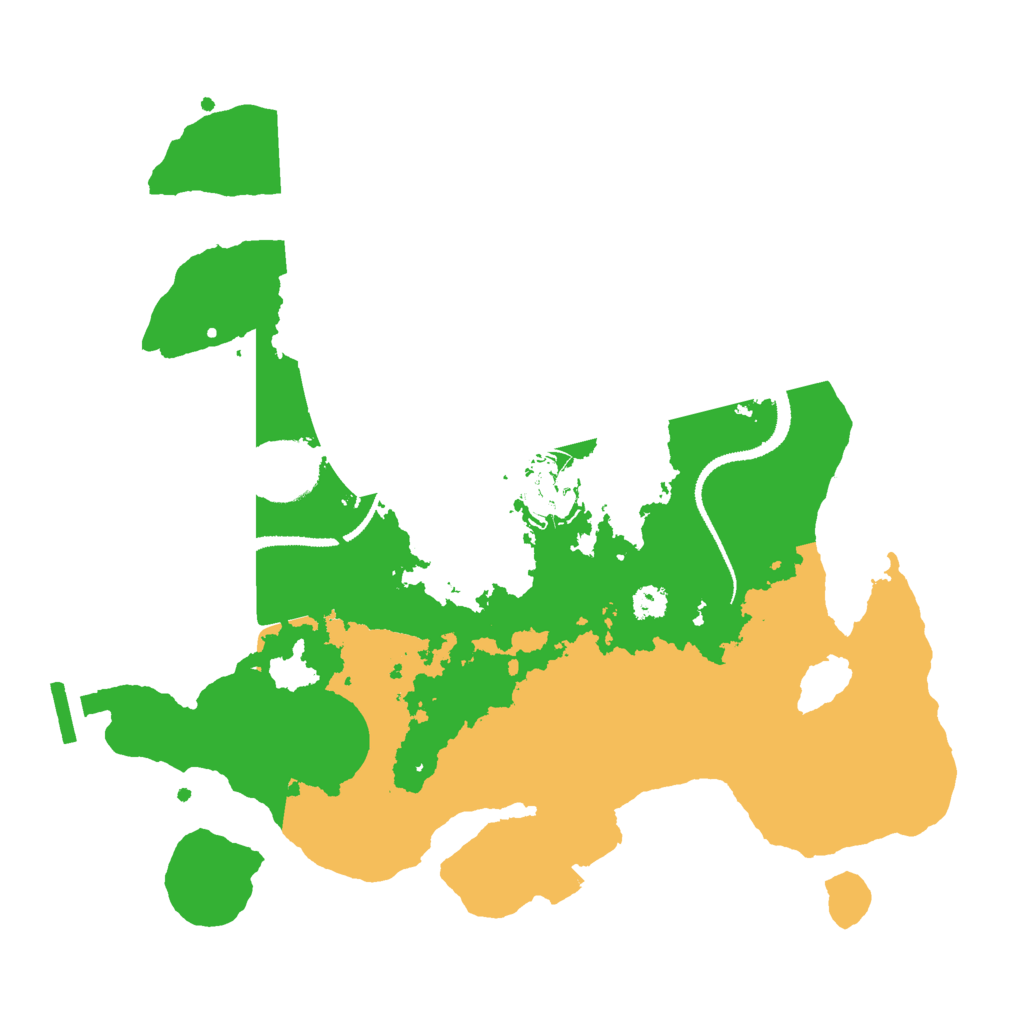 Biome Rust Map: Procedural Map, Size: 3000, Seed: 1365567567