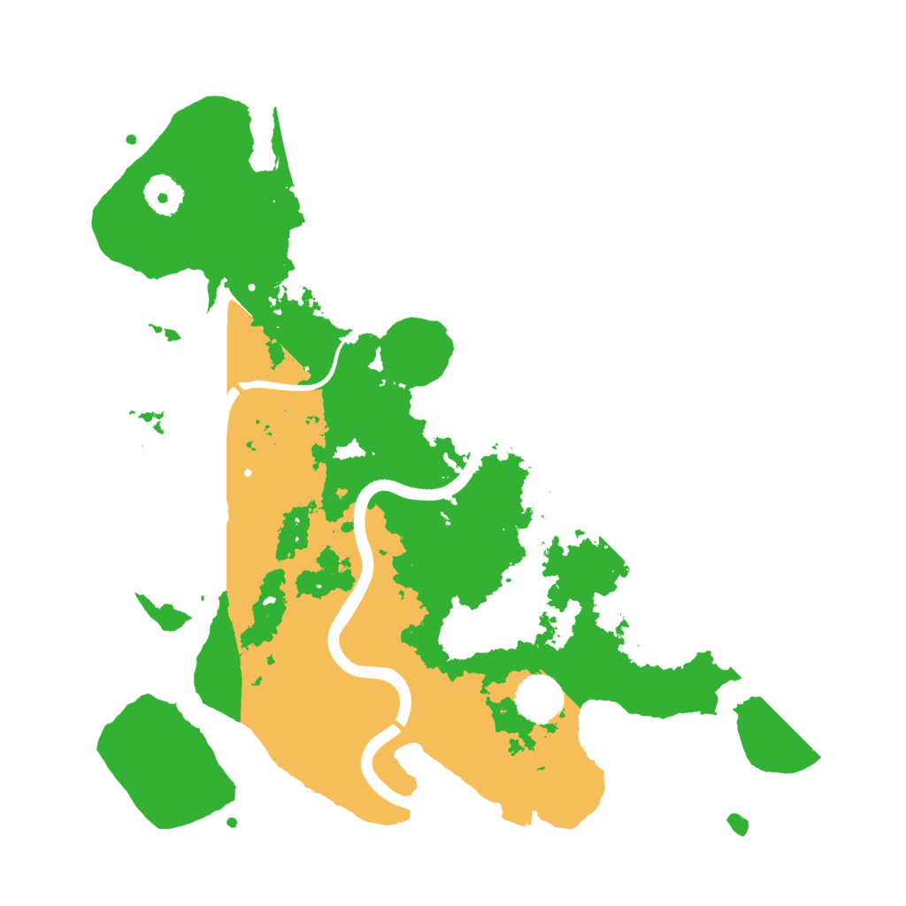 Biome Rust Map: Procedural Map, Size: 3500, Seed: 458498699