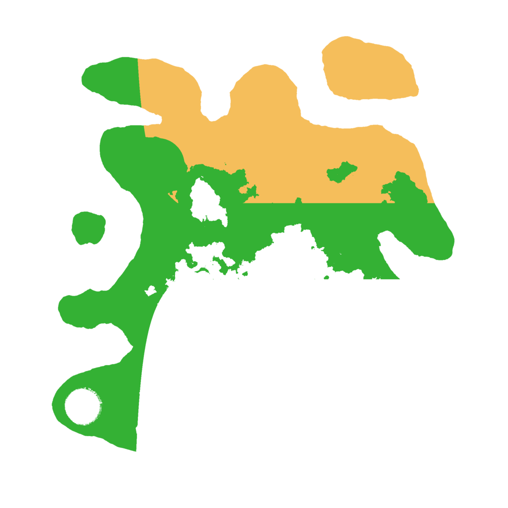 Biome Rust Map: Barren, Size: 2500, Seed: 212407