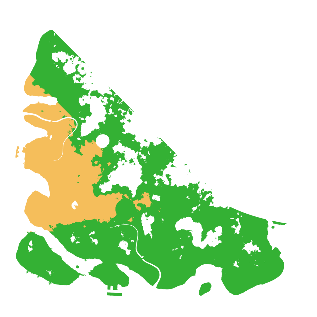 Biome Rust Map: Procedural Map, Size: 4250, Seed: 7011992