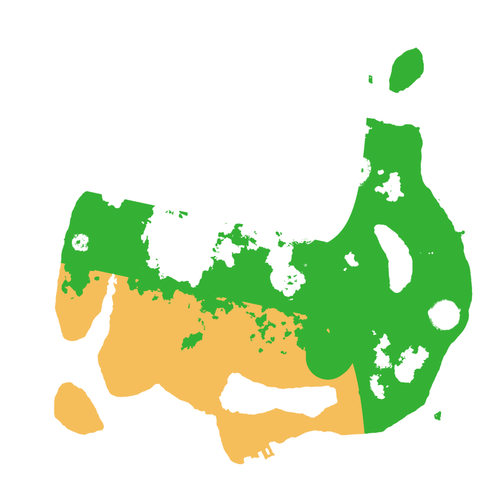 Biome Rust Map: Procedural Map, Size: 3000, Seed: 23198