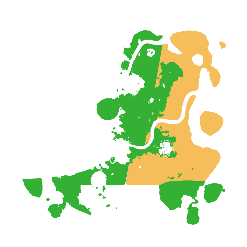 Biome Rust Map: Procedural Map, Size: 3000, Seed: 1909505203