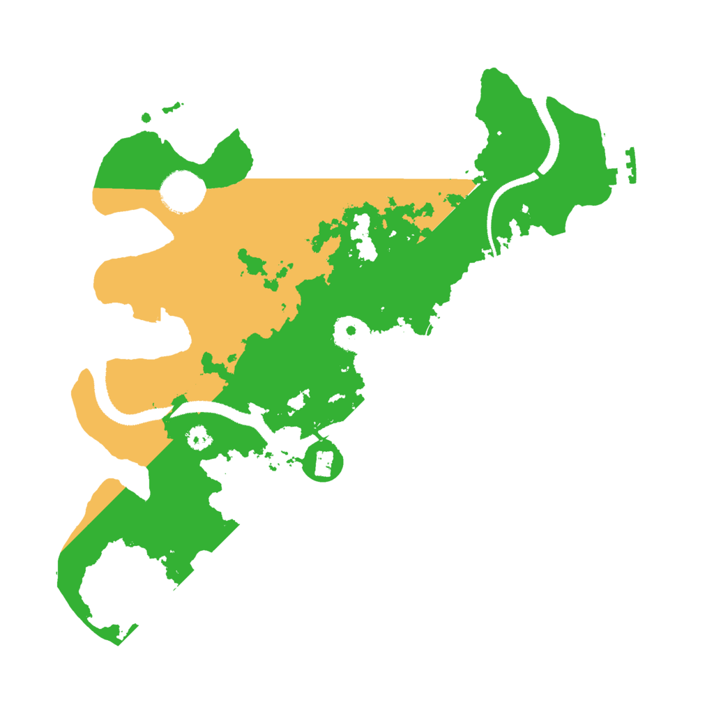 Biome Rust Map: Procedural Map, Size: 3000, Seed: 1017