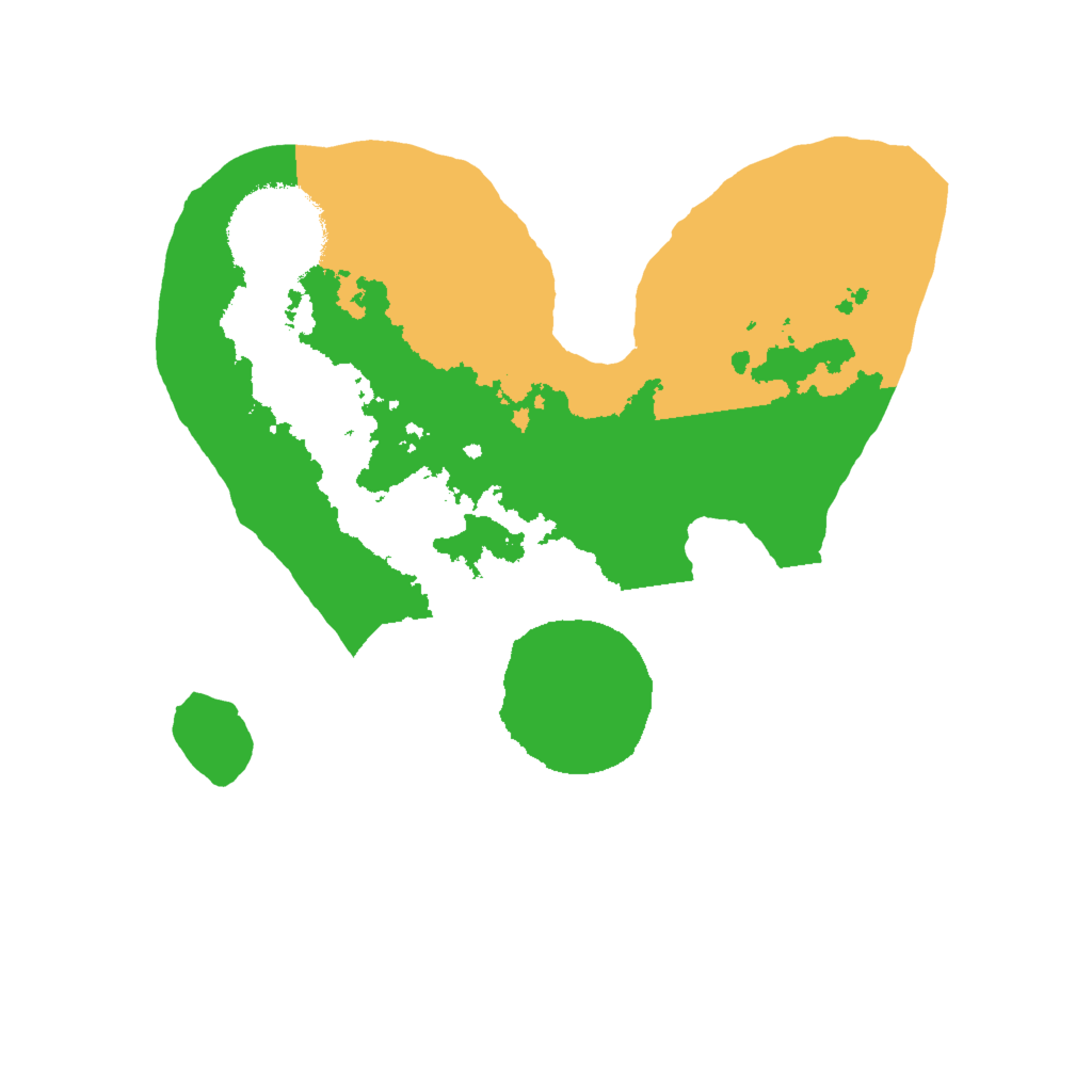 Biome Rust Map: Barren, Size: 2000, Seed: 50000