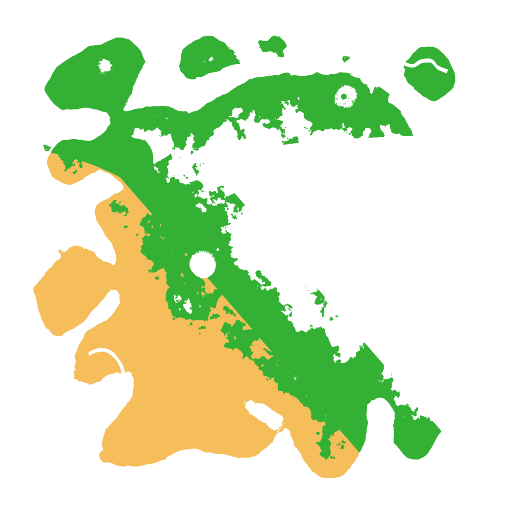 Biome Rust Map: Procedural Map, Size: 3500, Seed: 2133896420