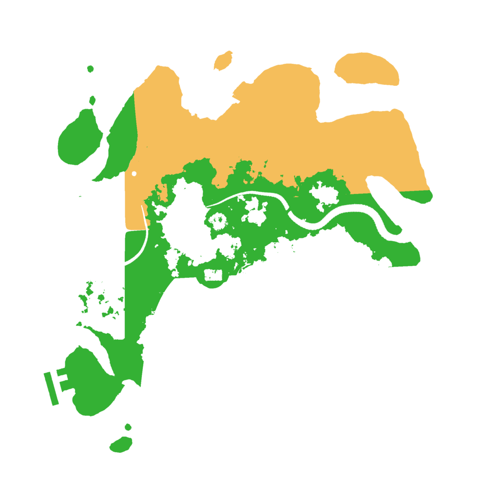 Biome Rust Map: Procedural Map, Size: 3000, Seed: 69384200