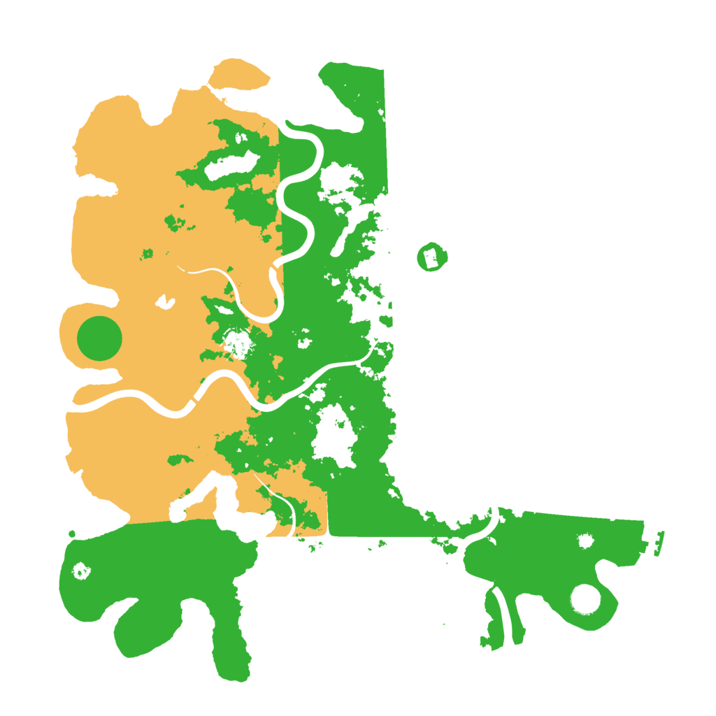 Biome Rust Map: Procedural Map, Size: 4200, Seed: 1500760502