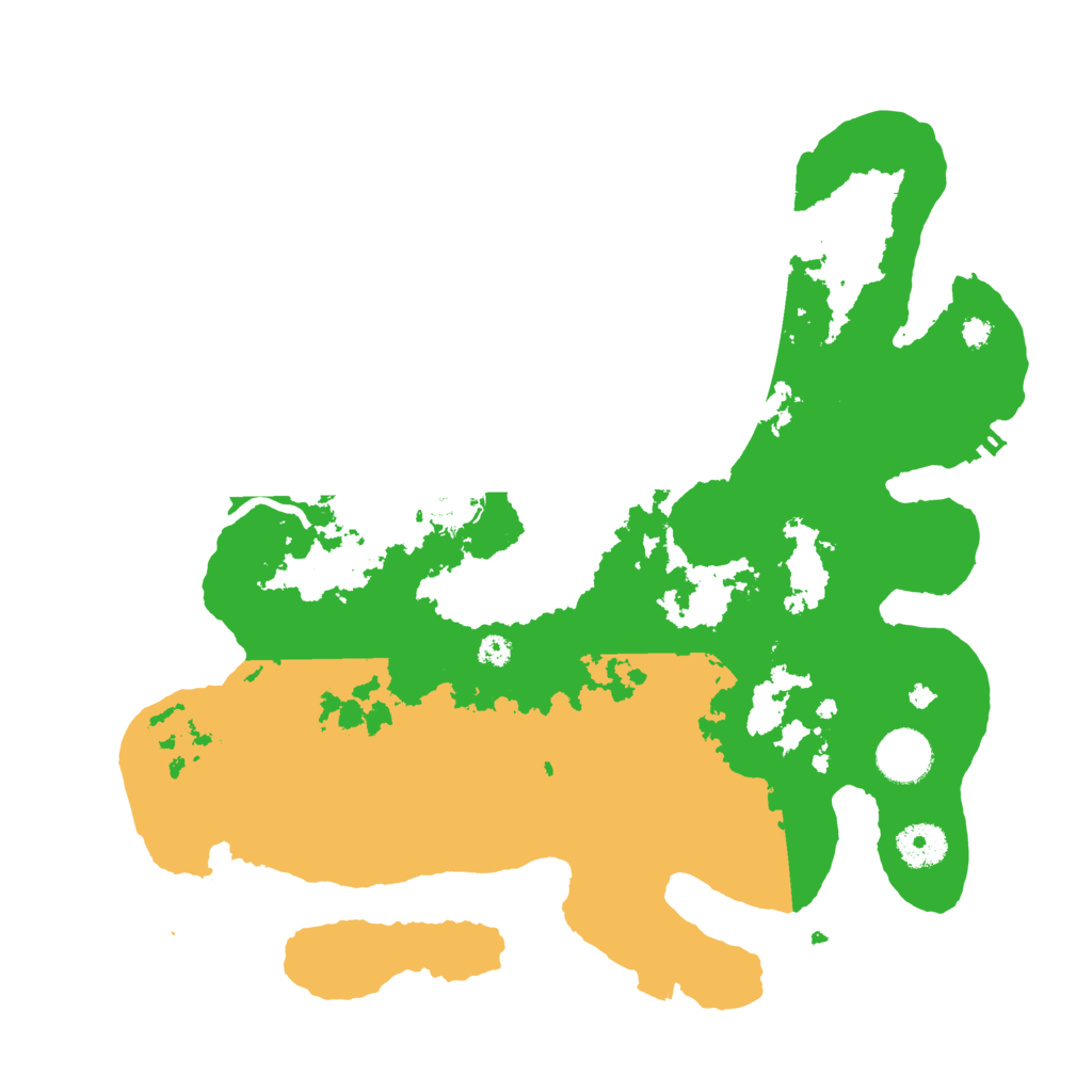 Biome Rust Map: Procedural Map, Size: 3500, Seed: 1410951446