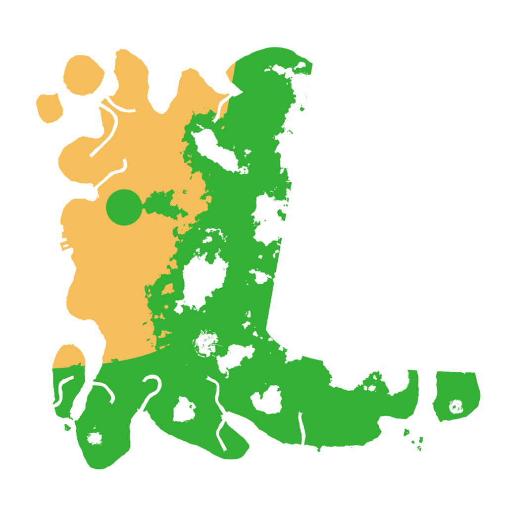 Biome Rust Map: Procedural Map, Size: 3700, Seed: 191604323