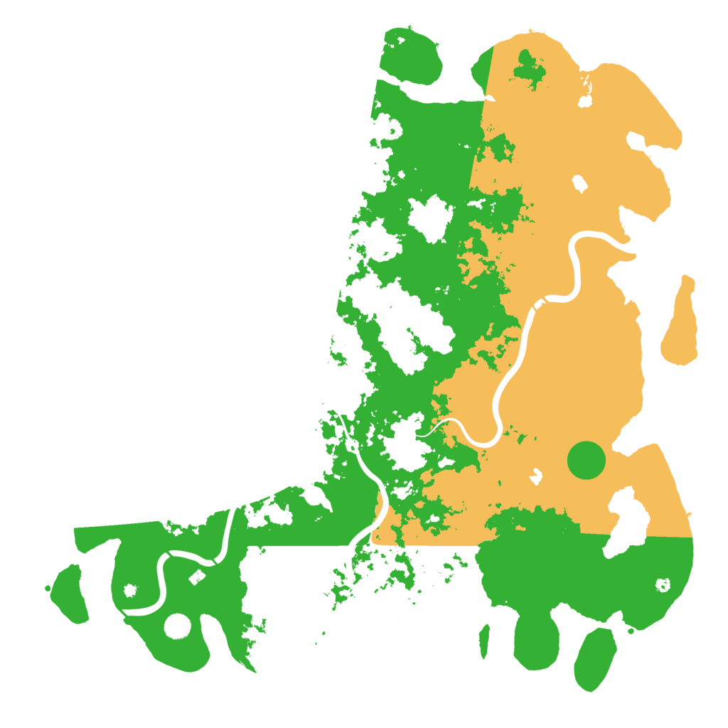 Biome Rust Map: Procedural Map, Size: 5000, Seed: 917887255
