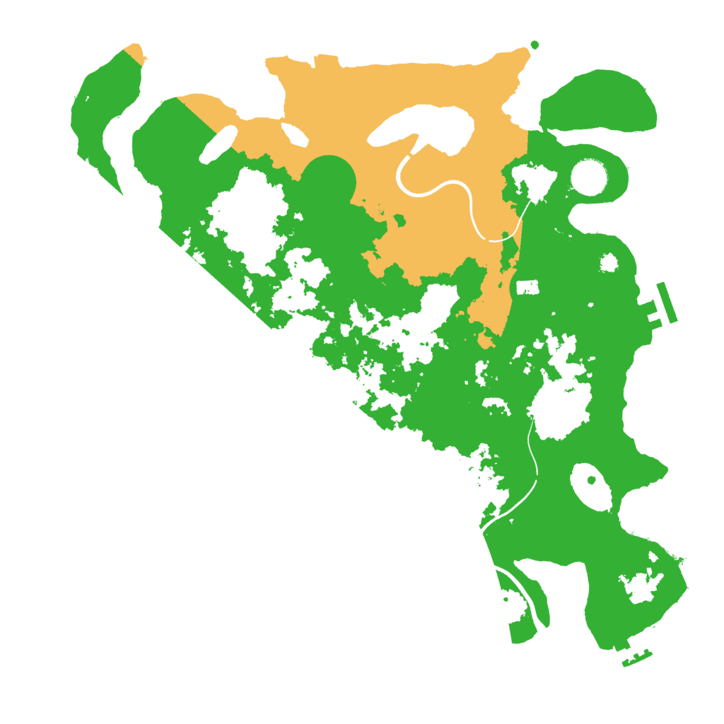 Biome Rust Map: Procedural Map, Size: 3500, Seed: 735457710
