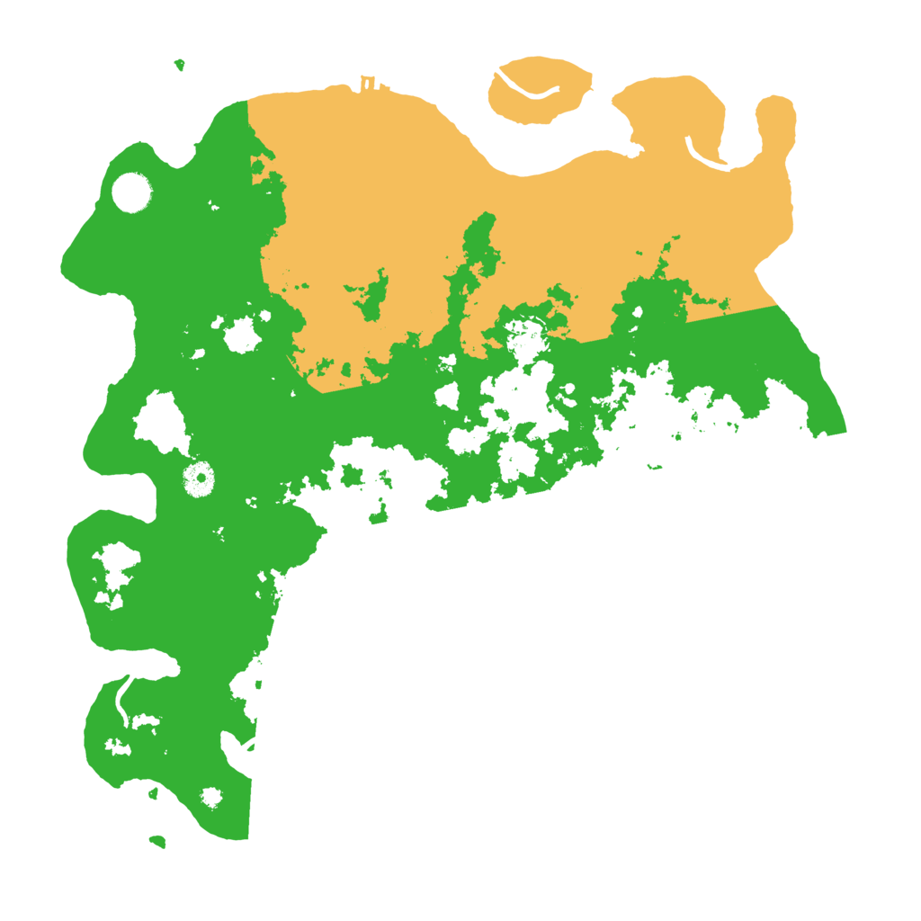 Biome Rust Map: Procedural Map, Size: 4096, Seed: 1202660145