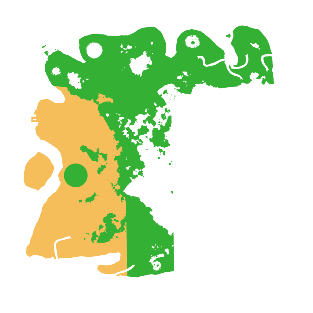 Biome Rust Map: Procedural Map, Size: 3500, Seed: 1099950940