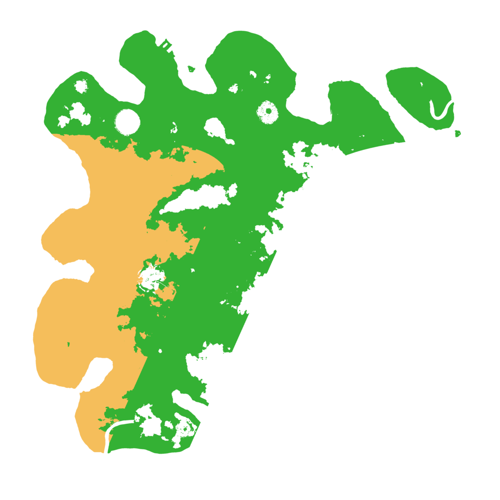 Biome Rust Map: Procedural Map, Size: 3500, Seed: 4829275