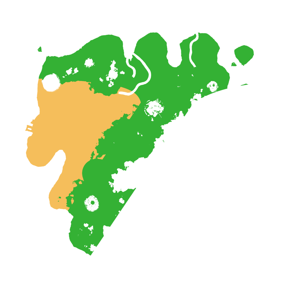 Biome Rust Map: Procedural Map, Size: 3000, Seed: 242569420