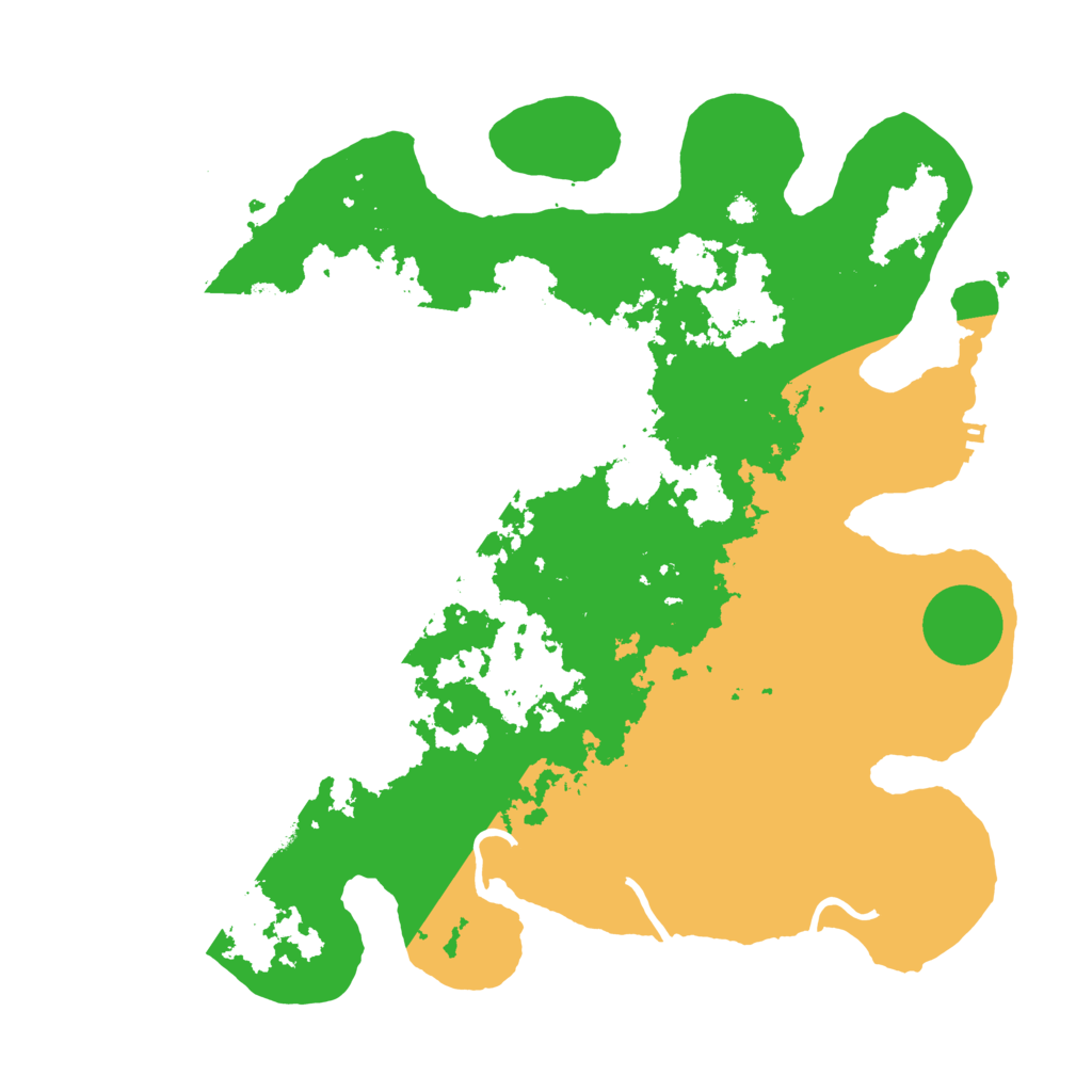 Biome Rust Map: Procedural Map, Size: 3600, Seed: 203380839