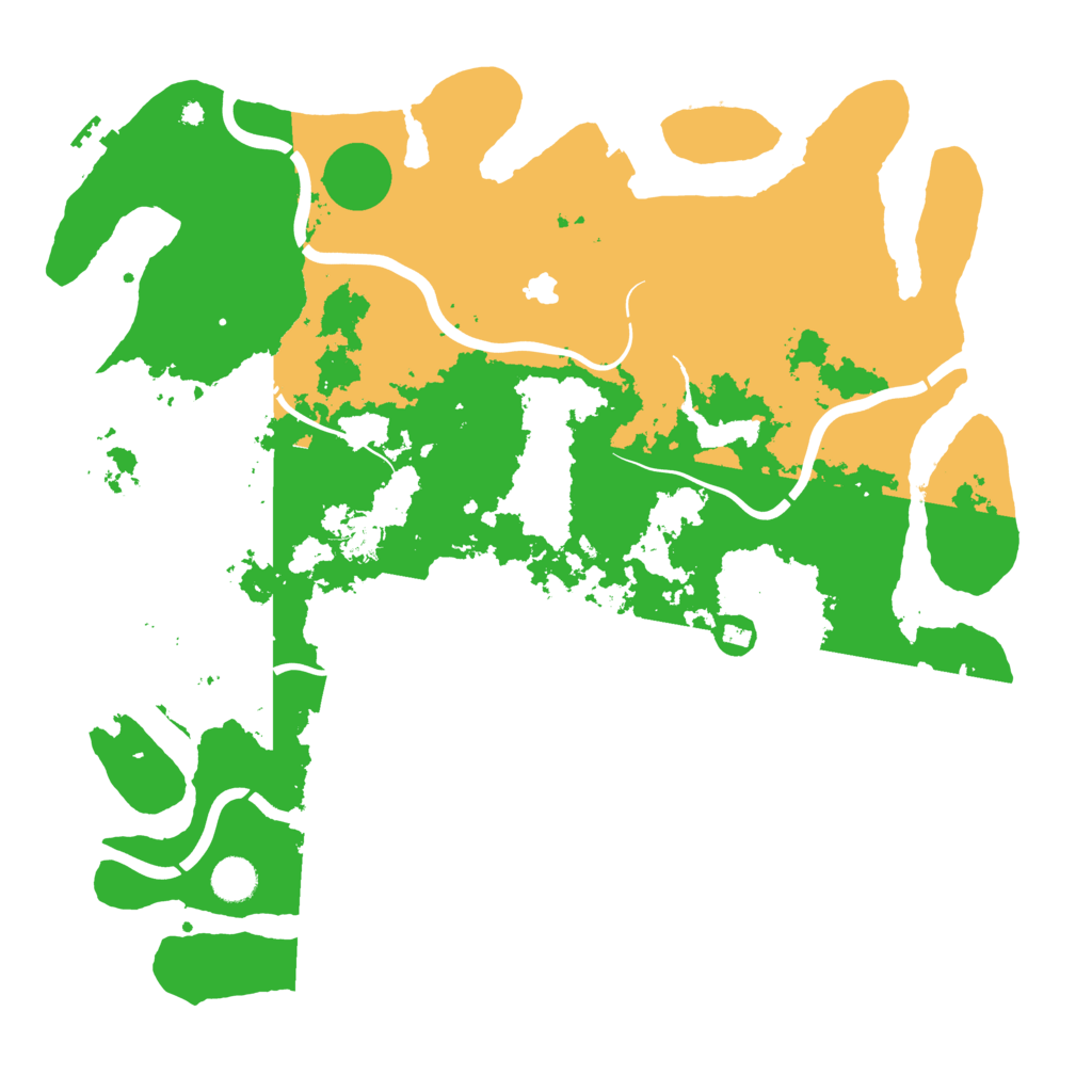 Biome Rust Map: Procedural Map, Size: 4250, Seed: 31399