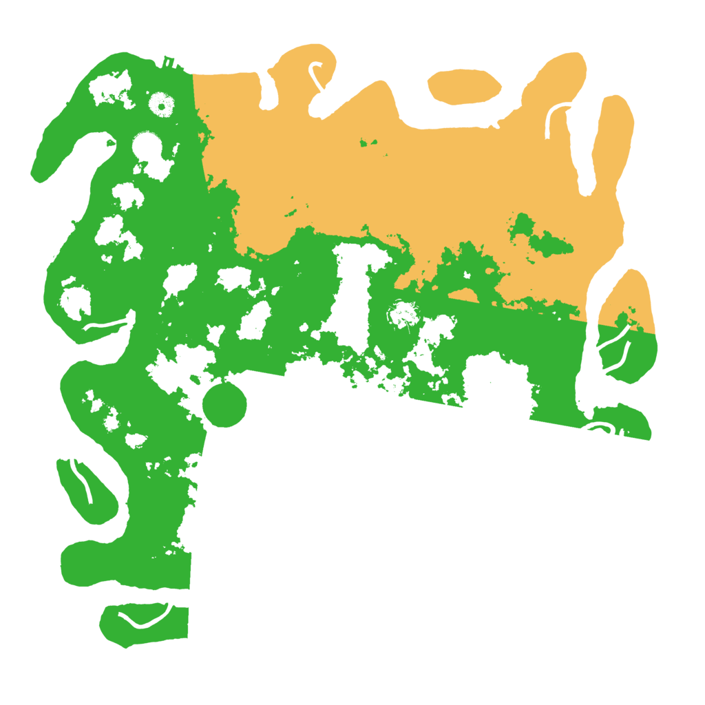 Biome Rust Map: Procedural Map, Size: 4250, Seed: 31399