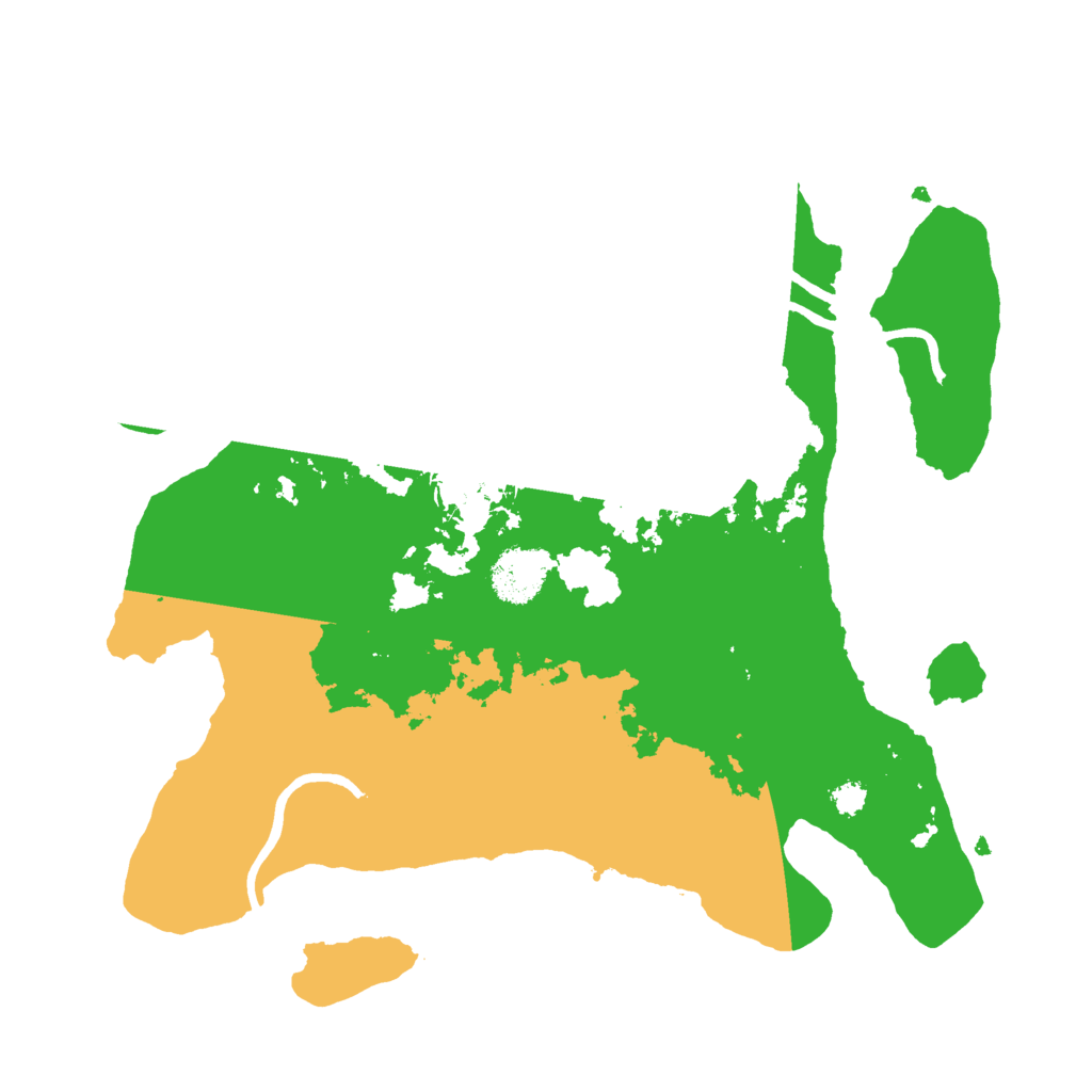 Biome Rust Map: Procedural Map, Size: 3000, Seed: 8779