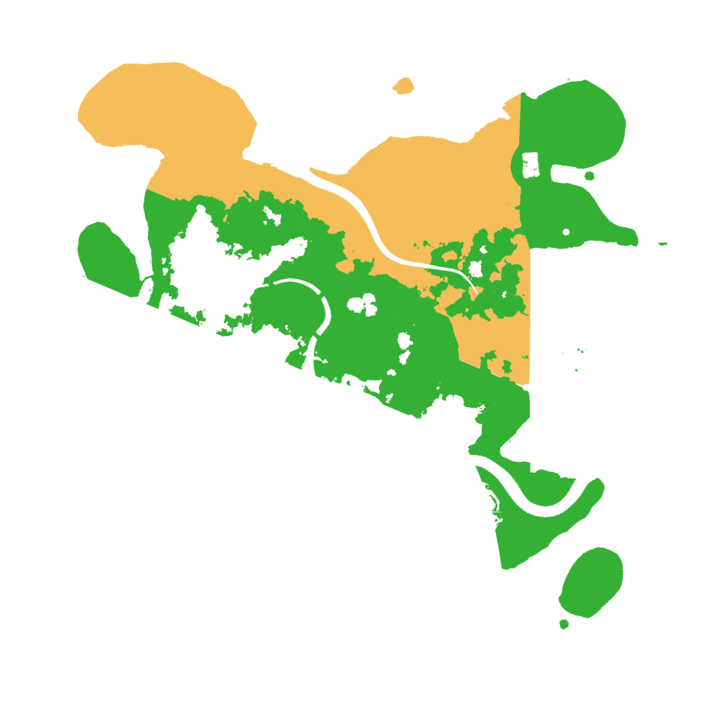 Biome Rust Map: Procedural Map, Size: 3000, Seed: 77756